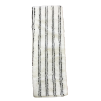 Сменная насадка для  швабры  МИКРОФИБРА С ПОЛОСАМИ СКОЛЬЖЕНИЯ 52х19 см, для держателя 50х13 см., карман-язык