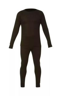 Бельё нательное (фуфайка и кальсоны) 70хб/30пэ, пл.150, черный