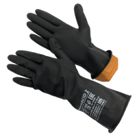 Перчатки КЩС тип 2 GWARD ACID 1 К50Щ40, чёрные