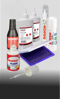 КЛЕИ КОРРЕКТОРЫ ШТЕМПЕЛЬНАЯ ПРОДУКЦИЯ