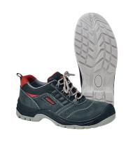 Полуботинки СКОРПИОН СТАРТ замшевые с ТП на ПУ/ТПУ, т.сер/красн.