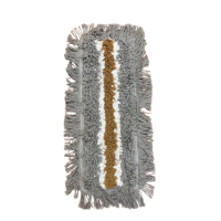 Сменная насадка для швабры КОМБИНИРОВАННАЯ  ЛАЙМА EXPERT  хлопок/микрофибра 42х15 см., для держателя 40х11 см.,карман+язык