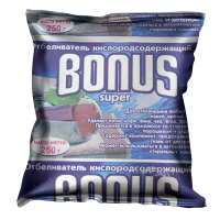 Отбеливатель БОНУС СУПЕР кислородсодержащий  пак. 250 гр.