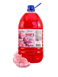 Мыло жидкое СОФТ бутыль  5 л, фруктовое, красно-розовое