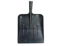 Лопата совковая из рельсовой стали большая снеговая S3 б/ч 370х340 мм