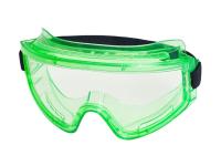 Очки закрытые с непрямой вентиляцией СОМЗ ЗН11 PANORAMA PL, мягкий зелёный корпус