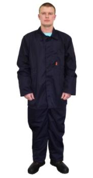 Костюм с брюками КИСЛОТОСТОЙКИЙ 100пэ, пл.250, К80, т.синий