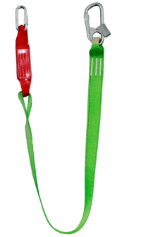 Строп аА+Кс (лента) с амортизатором, 1,7 м, 2 карабина