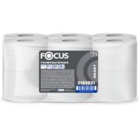 Бумага туалетная FOCUS SMART однослойная, со втулкой,1 рулон, 200 метров