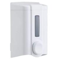 Дозатор для жидкого мыла пластик белый 500 мл