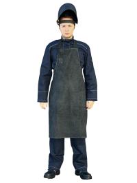 Фартук СПИЛКОВЫЙ ФС-001 Тр,Ти, 3 класс защиты,  р. 75х105 см., чёрный