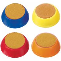 Подушка д/увлажнения пальцев СТАММ с губкой, 7г, круглая, ассорти