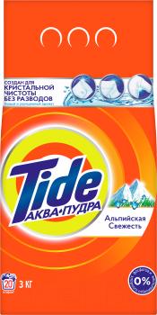 Стиральный порошок  TIDE Альпийская Свежесть, универсальный 3 кг