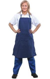 Фартук ГРЕТА 35хб/65 пэ, р. 70х94 см., темно синий