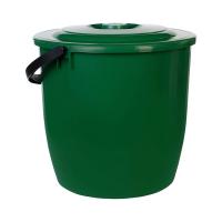 Ведро пластиковое с крышкой, 13 л
