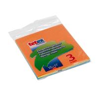 Салфетка губчатая целлюлозная TETEX 16,5х15,5см 3 шт / упак