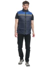 Жилет утепленный ЭКСПЕРТНЫЙ на замке, 100пэ, пл.90, т.син/вас.