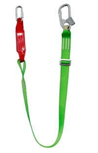 Строп аАрег+Кс (лента), регулируемый, с амортизатором, 1-2м, 2 карабина