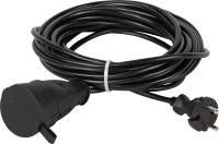 Удлинитель ЭРА Greenlie, черный, 10 м