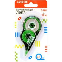 Корректор роллер deVENTE, 14м*5мм, черно-зелёный корпус
