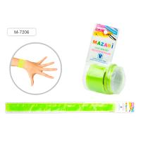 Браслет-фликер 3х40 см, желтый