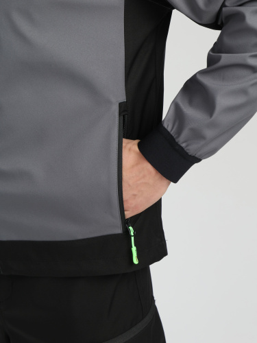 Куртка PROFLINELEADER 100пэ, пл.280, серо/черная