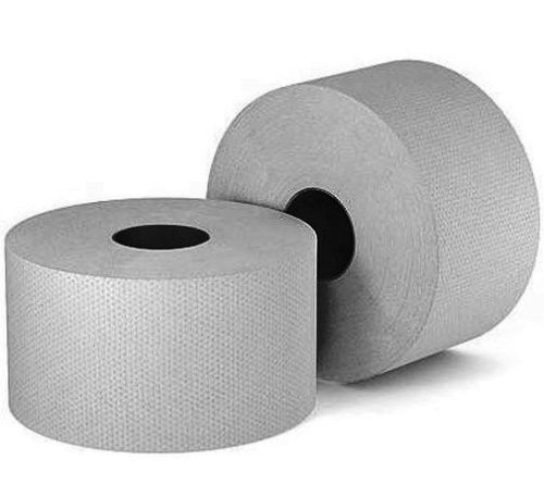 Бумага туалетная с широкой втулкой серая 200 м 1 рулон