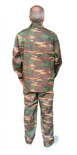 Костюм с брюками КМФ 48хб/52пэ, пл.215, нато