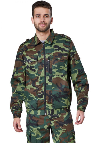 Костюм с брюками СВЯТОГОР 35хб/65пэ, пл.210, КМФ