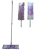 Швабра для пола с насадкой ШЕНИЛЛ (червячки), ЧИСТЮЛИНО, с телескопической ручкой 120 см