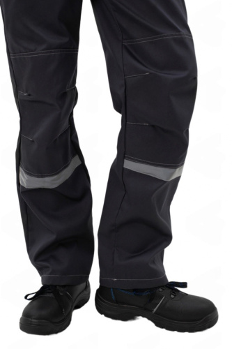 Костюм женский с брюками ФАВОРИТ ткань ОРИОН 35хб/65пэ, пл. 210, т.серый