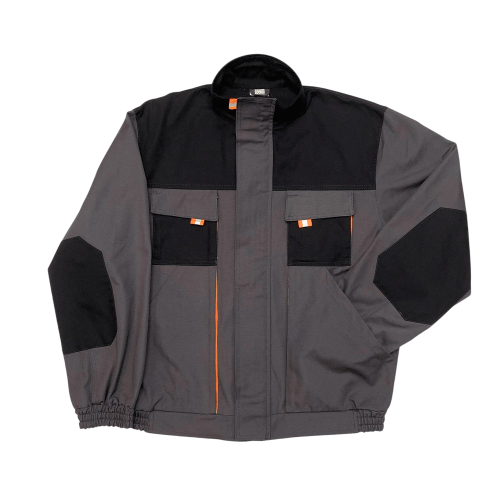 Костюм с п/к МУСТАНГ 60хб/40пэ, пл.270, т.сер/оранж/черн.