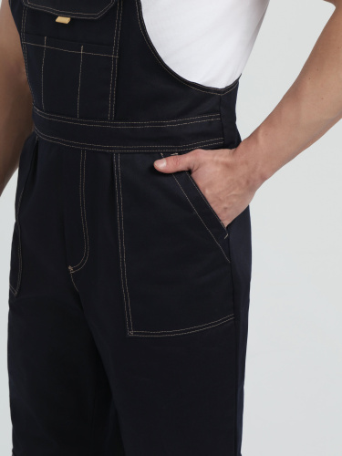 Костюм с п/к ТРОЯ 100хб, пл.320, темно-синий/бежевый