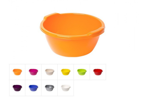 Таз круглый  пластиковый 12 литров DRINA (в ассортименте)