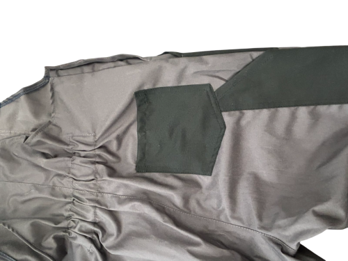 Костюм с п/к АЛБИМАКС-2 51 хб/49 пэ, пл.210, серый/красный/черный