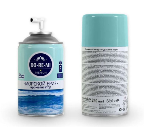 Сменный баллон ДО-РЕ-МИ ПРЕМИУМ Морской бриз аэрозоль, 250 мл