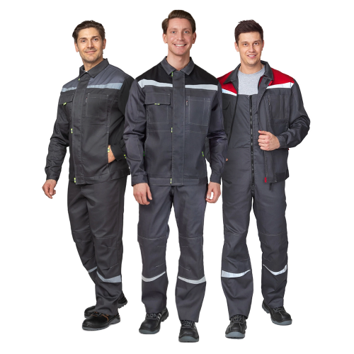 Костюм с п/к ПРОФЕССИОНАЛ 2 ткань ОРИОН 35хб/65пэ, пл.210