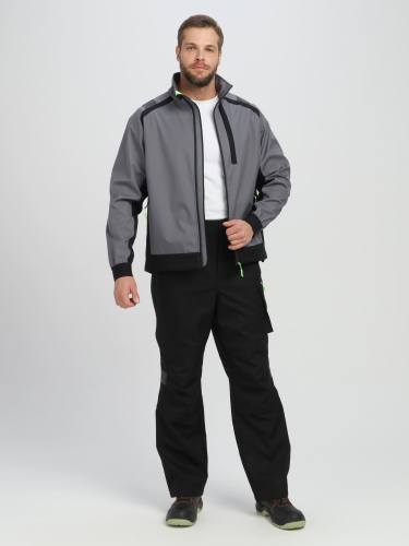 Куртка PROFLINELEADER 100пэ, пл.280, серо/черная