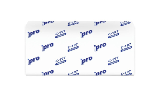 Полотенца бумажные PROTISSUE V-сложение 2 слоя 16 г/м2 200 листов