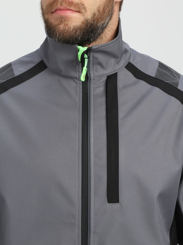 Куртка PROFLINELEADER 100пэ, пл.280, серо/черная