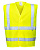 Жилет сигнал. HI-VIS FULL MESH сетка липа, 100пэ, пл.150, лимонный, XL