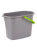 Ведро пласт., прямоугольное с носиком  10 л YORK серое