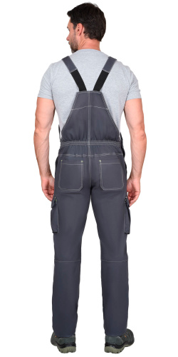 Костюм с п/к ДЖЕТ СТРЕЙЧ 35 хб/65 пэ, пл.260, т.сер/син