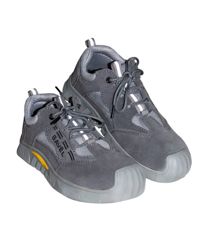 Полуботинки УНИВЕРСАЛ НИТРО замшевые на нитриле, серый р.38-47