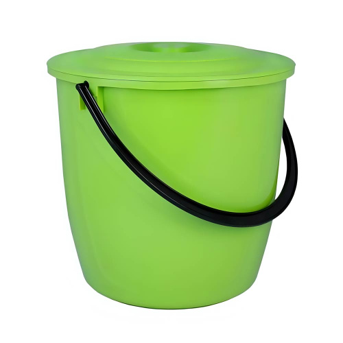 Ведро пластиковое с крышкой, 13 л