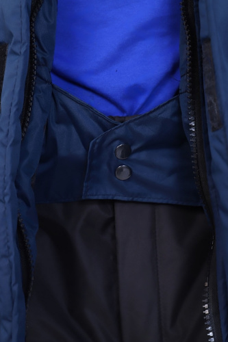 Куртка утепленная ТНЗМИМ-2 на замке 100пэ, ДЮСПО 100пэ пл.110, син/черн.