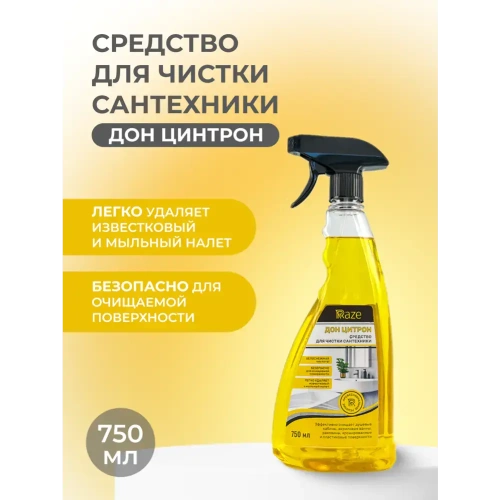 Средство для сантехники RAZE ДОН ЦИТРОН кислотное триггер 750 мл