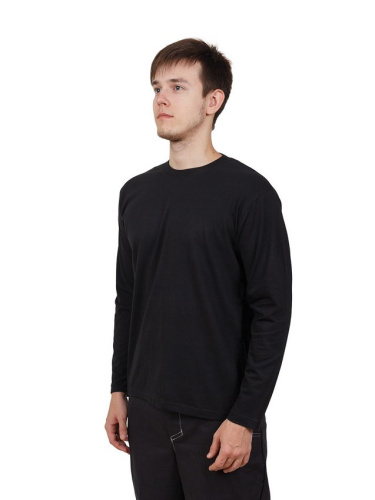 Футболка с длин.рук. 100хб, пл.160 (цвет в ассортименте)