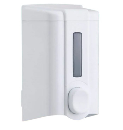 Дозатор для жидкого мыла пластик белый 500 мл