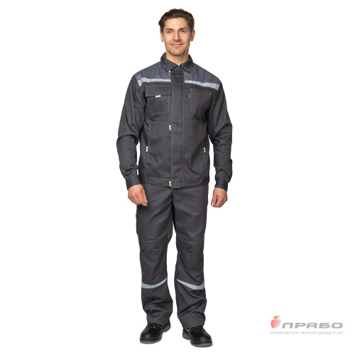 Костюм с п/к ПРОФЕССИОНАЛ 2 ткань ОРИОН 35хб/65пэ, пл.210